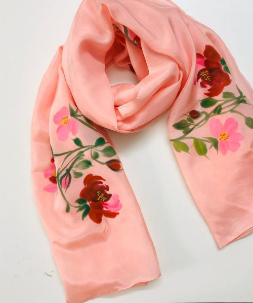 Handpainted Printed Dupatta