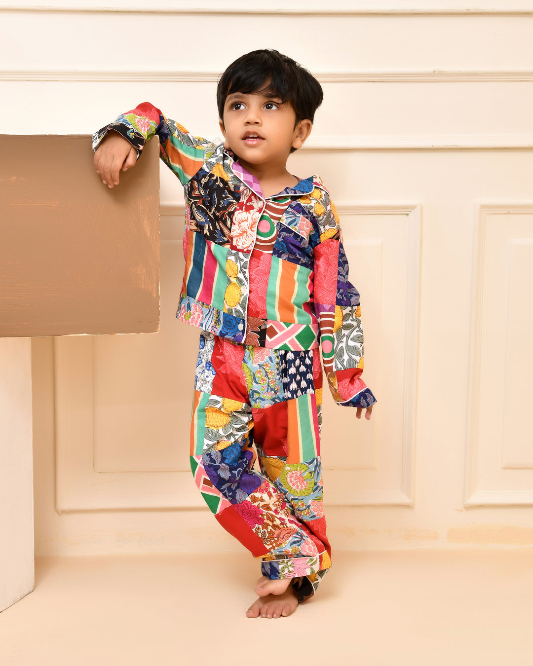 Multi patch Night Suit
