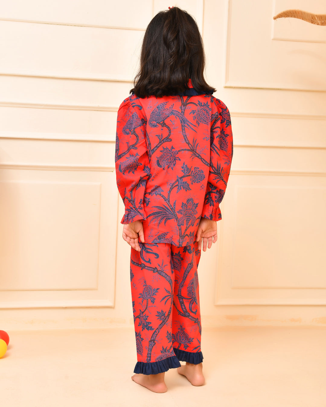 Red-Blue Co-ord Set