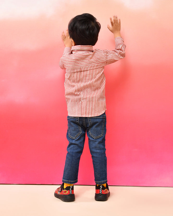 Red Cotton Shirt