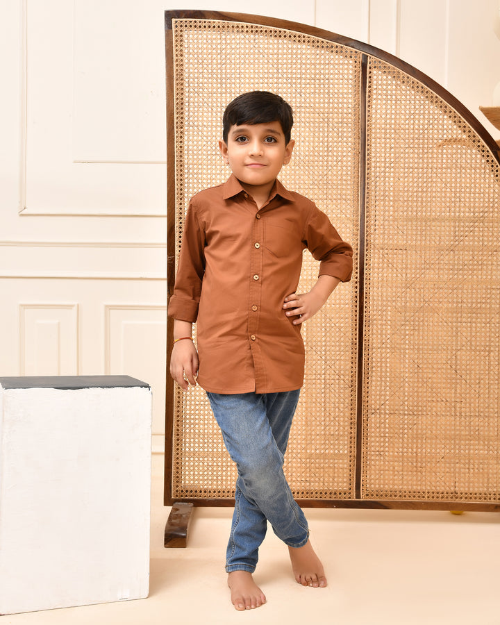 Basic Brown Shirt