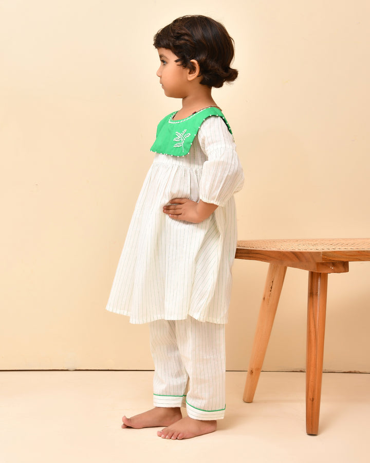 White Kurta Set