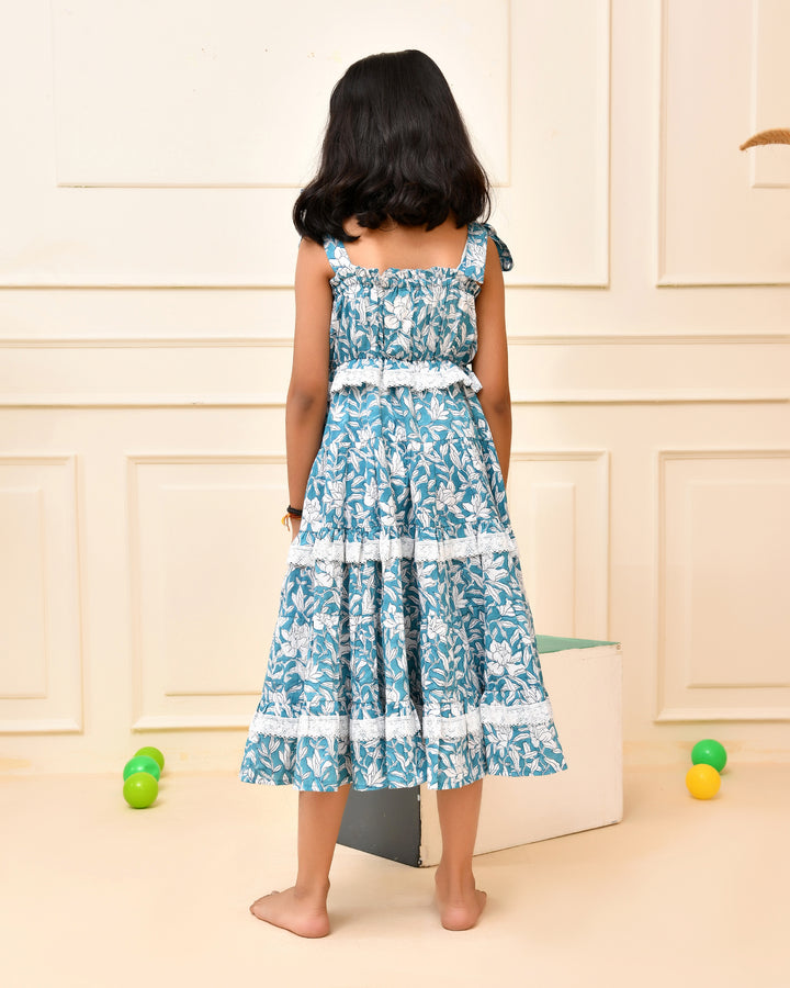 Blue Floral Dress