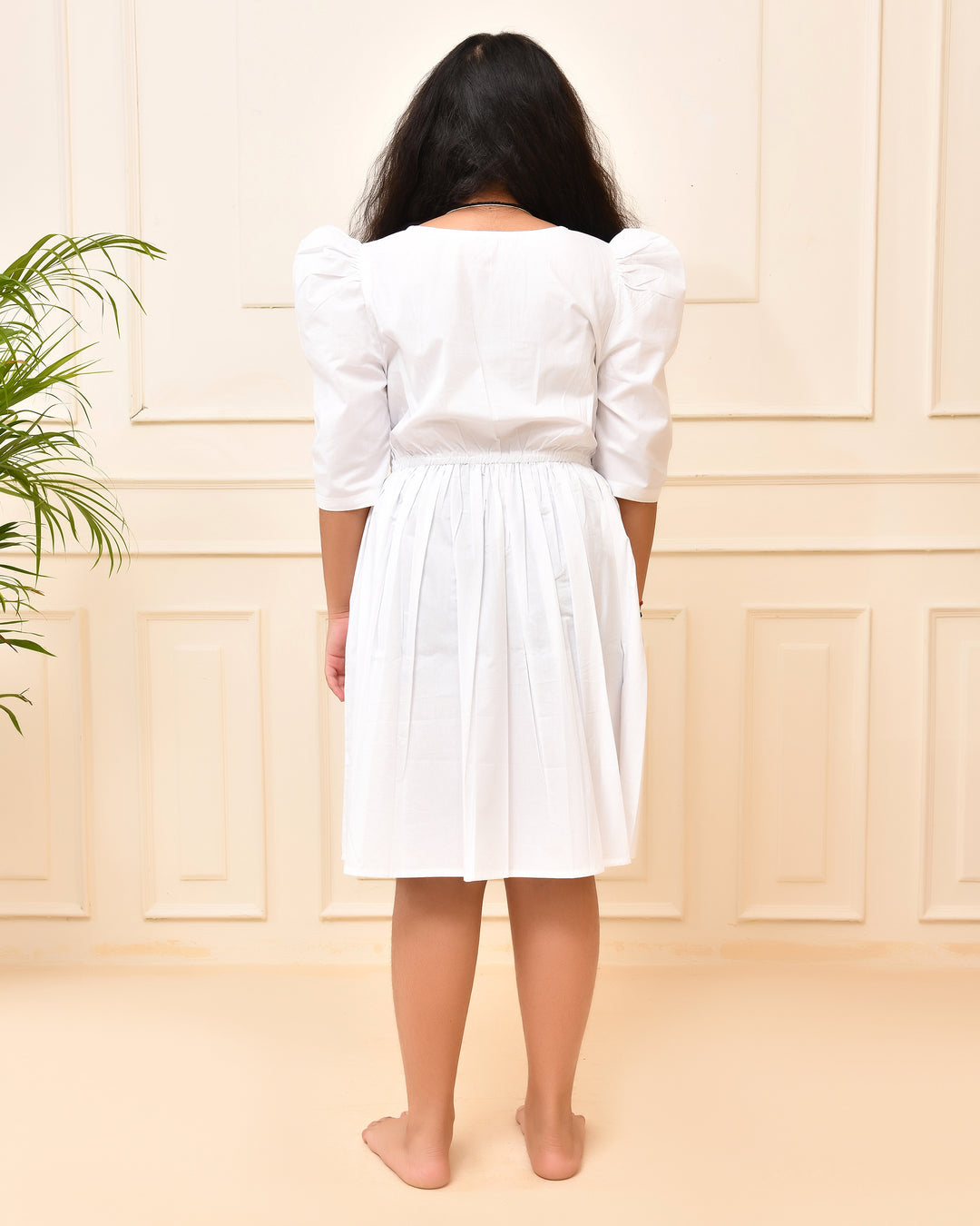 White Cotton Dress