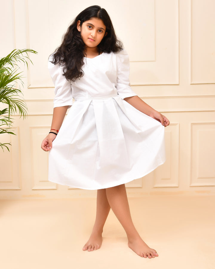 White Cotton Dress