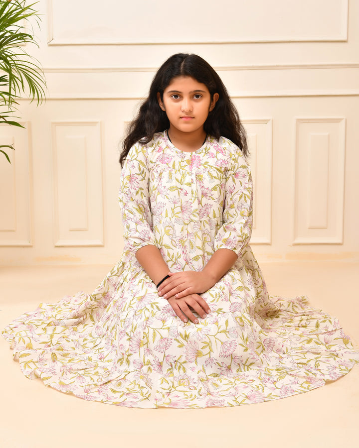 A-Line Floral Dress