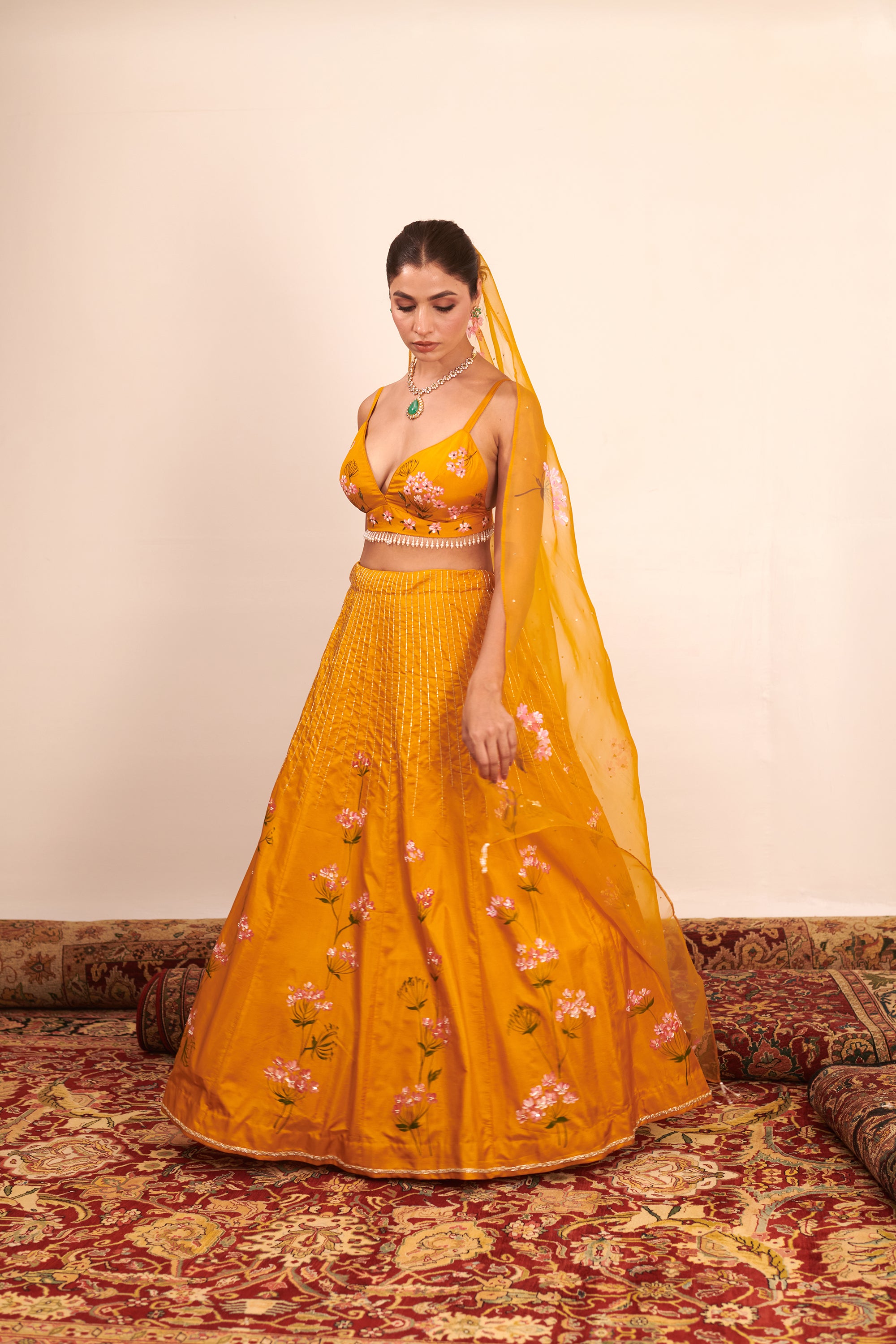 Yellow Lehenga/haldi Outfit/haldi Lehenga/lehenga Indian - Etsy | Haldi  outfit, Traditional indian dress, Yellow lehenga